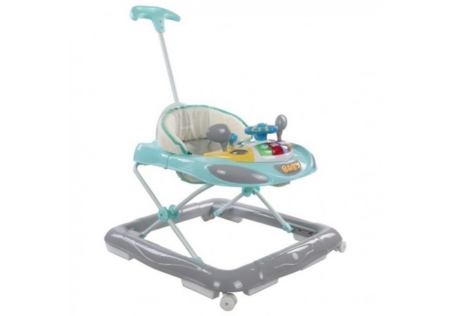 Premergator Sun Baby cu maner sunete si lumini 006 - Turquoise