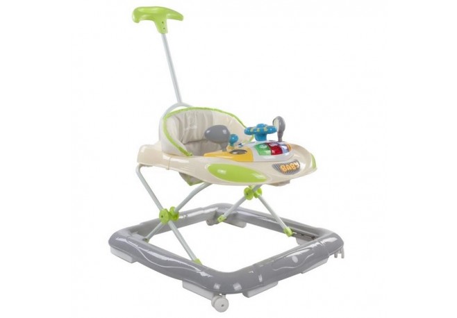 Premergator Sun Baby cu maner sunete si lumini 006 - Green Grey
