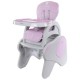 Scaun de masa Sun Baby 2 in 1 011 Catel - Pink