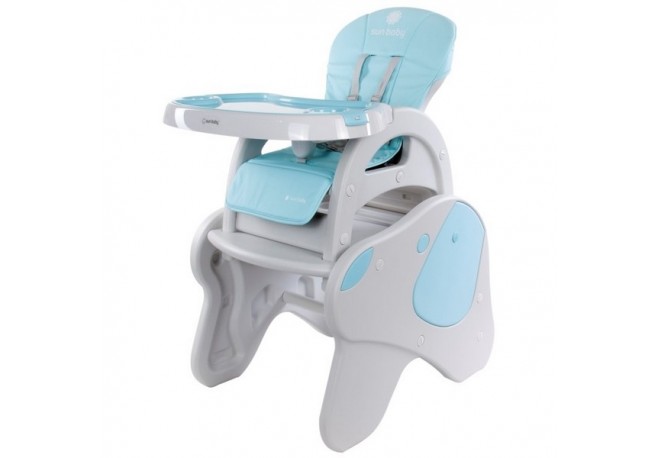 Scaun de masa Sun Baby 2 in 1 011 Catel - Blue