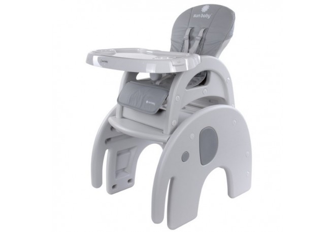 Scaun de masa Sun Baby 010 Elefant Jumbo - Grey