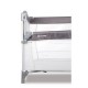 Patut pliabil Sun Baby 005 cu laterala culisanta Grey
