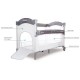 Patut pliabil Sun Baby 005 cu laterala culisanta Grey