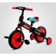 Bicicleta cu sau fara pedale si roti ajutatoare Sun Baby Molto 014 Red