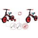 Bicicleta cu sau fara pedale si roti ajutatoare Sun Baby Molto 014 Red