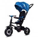 Tricicleta pliabila cu roti gonflabile Sun Baby 014 Qplay Rito - Blue UFO