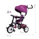 Tricicleta cu sezut reversibil Sun Baby 017 Fresh 360 - Burgundy