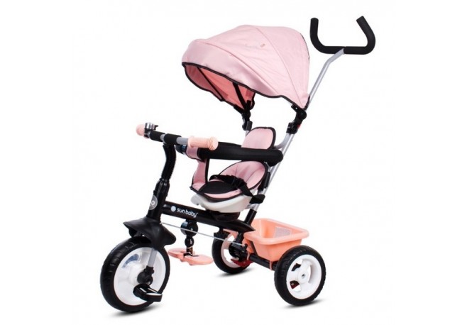 Tricicleta cu sezut reversibil Sun Baby 017 Fresh 360 - Pink