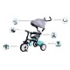 Tricicleta cu sezut reversibil Sun Baby 017 Fresh 360 - Turquoise Grey