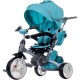 Tricicleta cu sezut reversibil Sun Baby 007 Little Tiger - Melange Turquoise