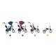 Tricicleta cu sezut reversibil Sun Baby 007 Little Tiger - Blue