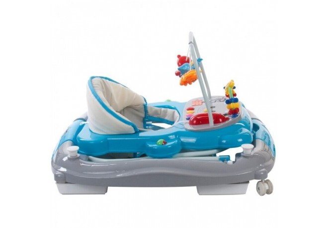 Premergator Sun Baby Pisicuta 011 cu functie de balansoar - Blue Grey