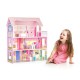 Casuta de papusi din lemn cu mobilier Ecotoys F0373