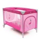 Patut pliabil cu 2 nivele Coto Baby Samba Plus Pink