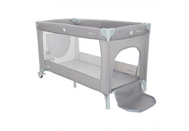Patut pliabil cu un nivel Coto Baby Samba Grey
