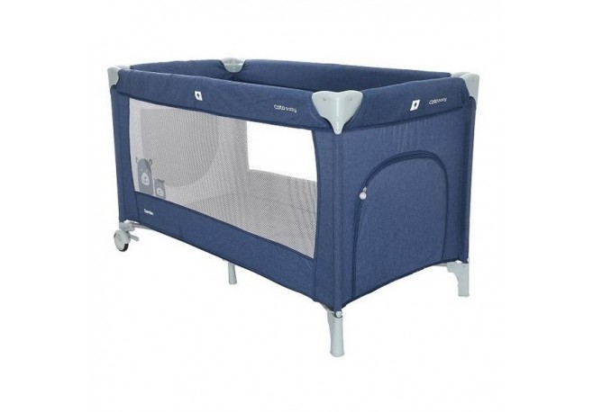 Patut pliabil cu un nivel Coto Baby Samba Jeans
