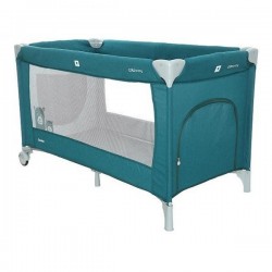 Patut pliabil cu un nivel Coto Baby Samba Turquoise
