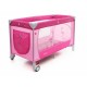 Patut pliabil cu un nivel Coto Baby Samba Pink