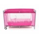 Patut pliabil cu un nivel Coto Baby Samba Pink