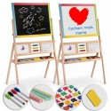 Tabla educationala cu doua fete si accesorii Ricokids RK-801 113 x 69 x 37 cm Multicolora