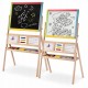 Tabla educationala cu doua fete si accesorii Ricokids RK-801 113 x 69 x 37 cm Multicolora