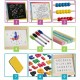 Tabla educationala cu doua fete si accesorii Ricokids RK-801 113 x 69 x 37 cm Multicolora