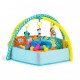 Salteluta de joaca cu 30 bile si pernita in forma de elefant Ecotoys CC9638 - Multicolora
