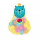 Salteluta de joaca cu 30 bile si pernita in forma de elefant Ecotoys CC9638 - Multicolora