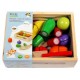 Set de fructe si legume din lemn NEFERE