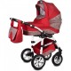 Carucior VESSANTI Flamingo Easy Drive 3 in 1 - Red