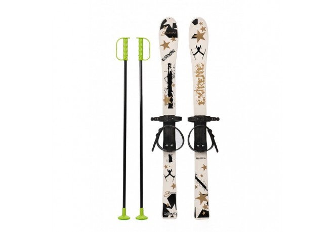 Schiuri copii Marmat 90 cm - Alb