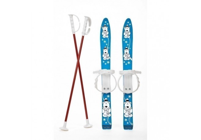Schiuri copii Marmat 70 cm - Albastru