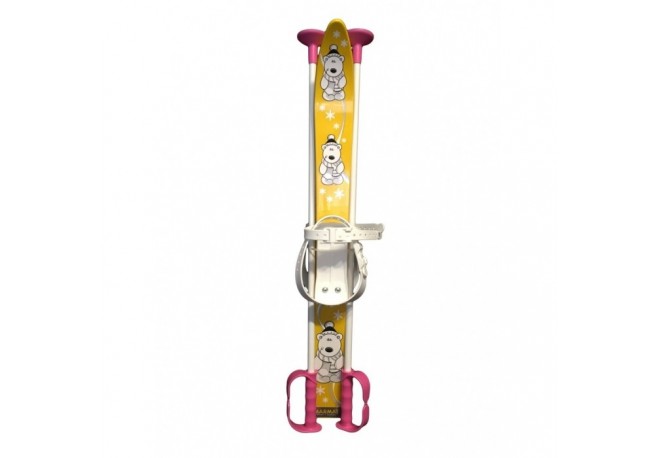 Schiuri copii Marmat 70 cm - Galben