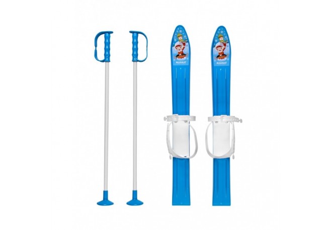 Schiuri copii Marmat 60 cm - Albastru