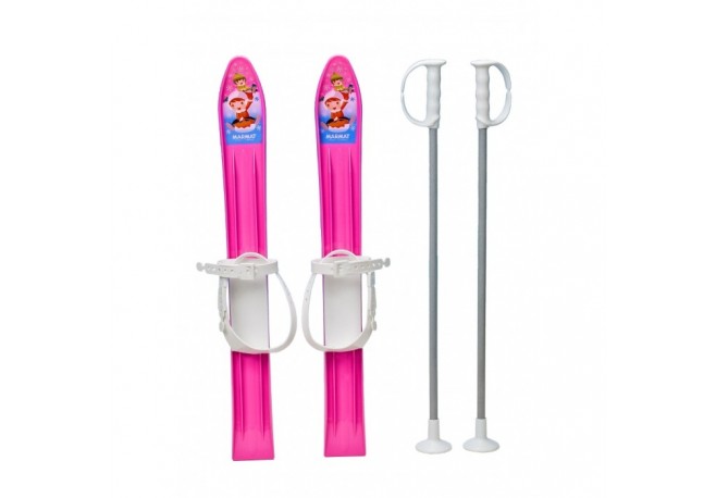 Schiuri copii Marmat 60 cm - Roz