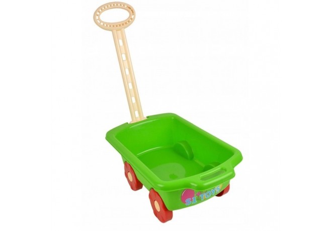 Carucior pentru jucarii Marmat - Verde