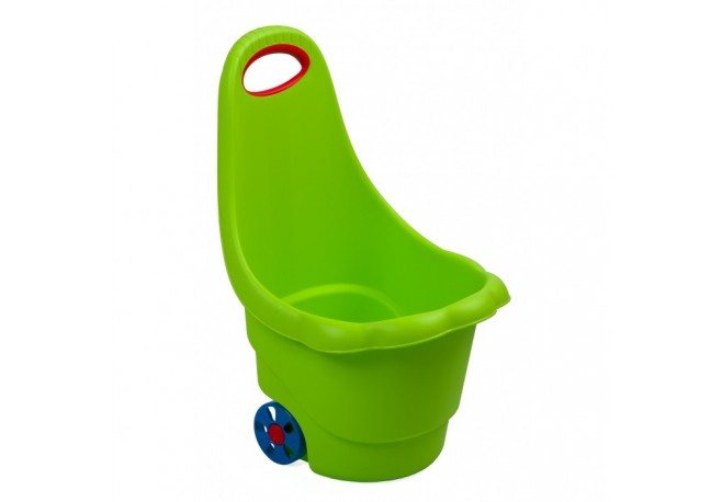 Galetusa pentru jucarii pe roti Marmat - Verde