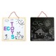 Tabla educationala 3 in 1 cu litere magnetice Ecotoys ESC-W-018A
