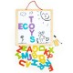 Tabla educationala 3 in 1 cu litere magnetice Ecotoys ESC-W-018A