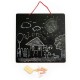 Tabla educationala 3 in 1 cu litere magnetice Ecotoys ESC-W-018A