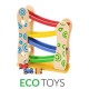 Rampa din lemn cu 3 masinute Ecotoys 2026N