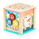 Cub educational din lemn Ecotoys Dino HM015471