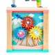 Cub educational din lemn Ecotoys Dino HM015471