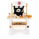 Banc de lucru din lemn 63 piese Ecotoys 1177