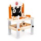 Banc de lucru din lemn 63 piese Ecotoys 1177