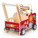 Antemergator educational cu blocuri din lemn Ecotoys TL09025