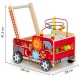 Antemergator educational cu blocuri din lemn Ecotoys TL09025