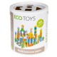Set educational cu blocuri din lemn 100 piese Ecotoys SR19005