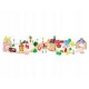 Circuit din lemn cale ferata din 78 piese Ecotoys HM008999