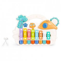 Pian + tambal educational cu LED si sunet Ecotoys HC485014